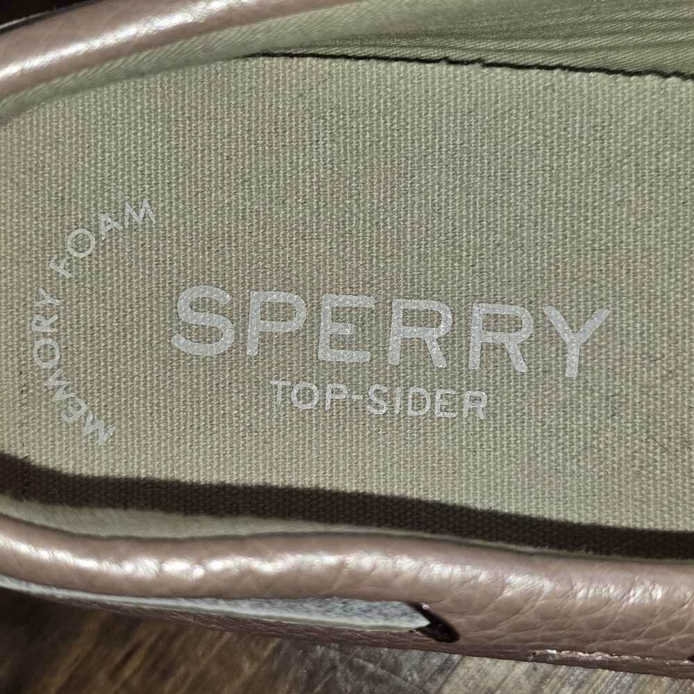 Sperry 2-Eye Metallic Pink Boat Shoes Women's Size 7M - Picture 5 of 8